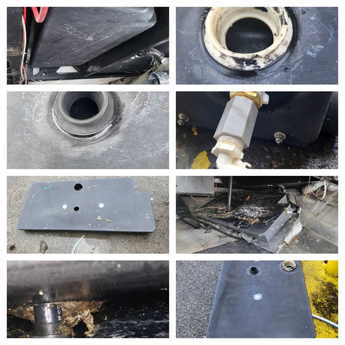 Repairing a black tank