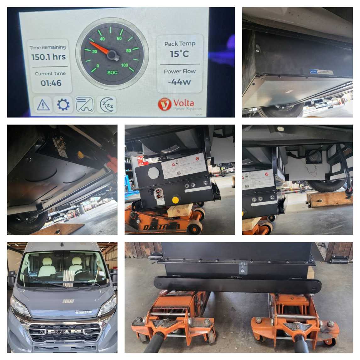 Class B house battery change